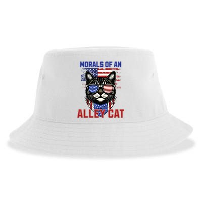 Alley Cat Funny Debate Election Presidential Debate Sustainable Bucket Hat