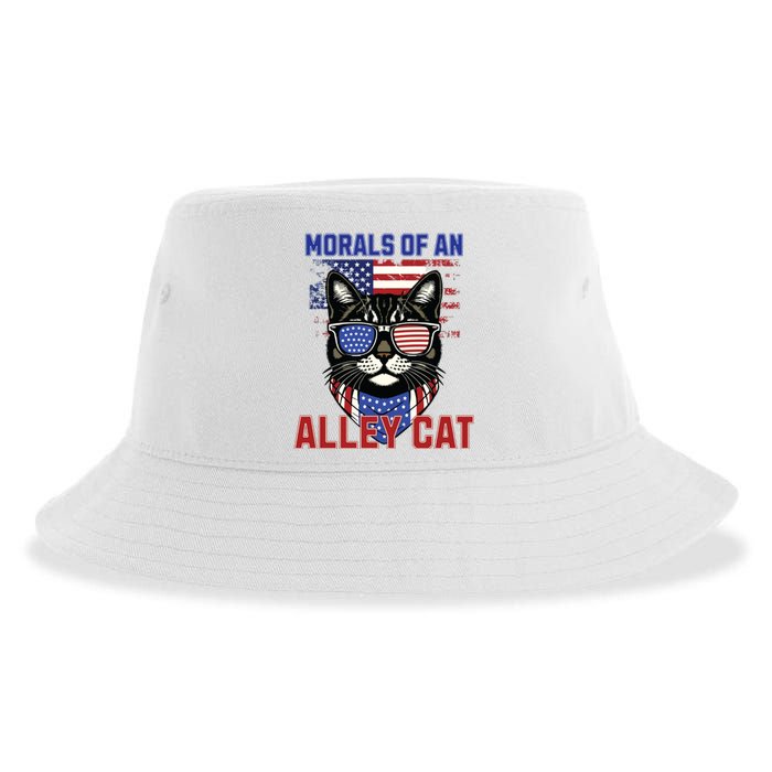 Alley Cat Funny Debate Election Presidential Debate Sustainable Bucket Hat