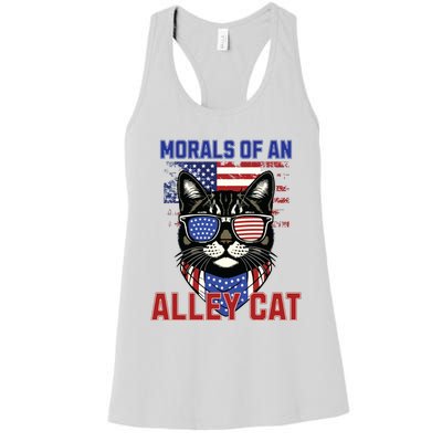 Alley Cat Funny Debate Election Presidential Debate Women's Racerback Tank