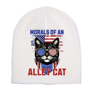 Alley Cat Funny Debate Election Presidential Debate Short Acrylic Beanie