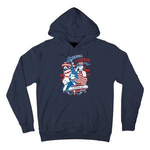 America Celebration Freedom Liberty Lincoln Washington Hoodie