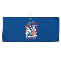 America Celebration Freedom Liberty Lincoln Washington Large Microfiber Waffle Golf Towel