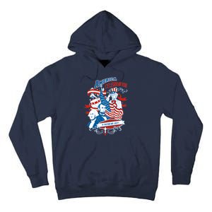 America Celebration Freedom Liberty Lincoln Washington Tall Hoodie