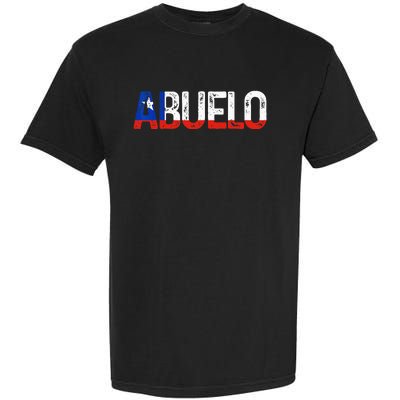 Abuelo Chilean Flag Pride Grandpa Chile Fathers Day Garment-Dyed Heavyweight T-Shirt