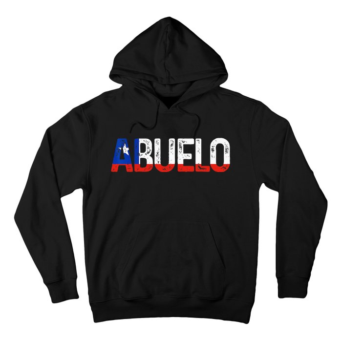 Abuelo Chilean Flag Pride Grandpa Chile Fathers Day Hoodie