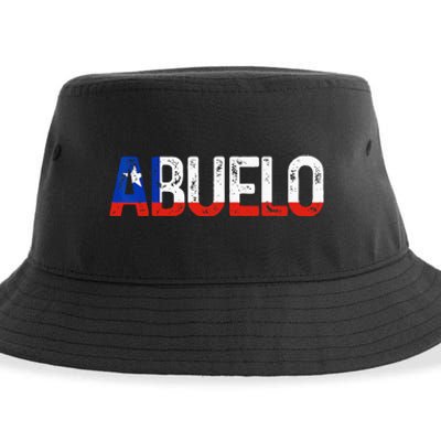 Abuelo Chilean Flag Pride Grandpa Chile Fathers Day Sustainable Bucket Hat