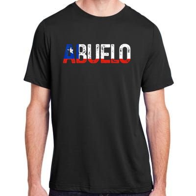 Abuelo Chilean Flag Pride Grandpa Chile Fathers Day Adult ChromaSoft Performance T-Shirt