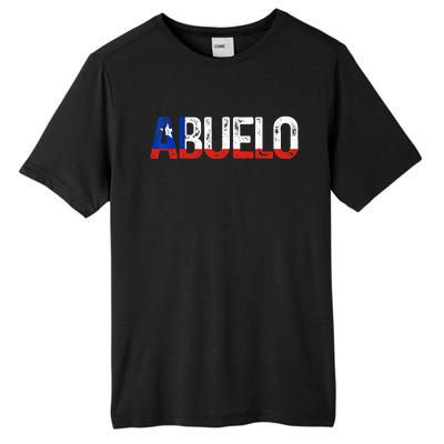 Abuelo Chilean Flag Pride Grandpa Chile Fathers Day Tall Fusion ChromaSoft Performance T-Shirt