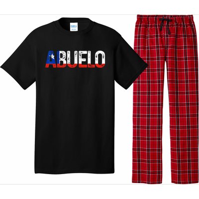 Abuelo Chilean Flag Pride Grandpa Chile Fathers Day Pajama Set