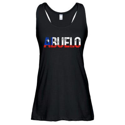 Abuelo Chilean Flag Pride Grandpa Chile Fathers Day Ladies Essential Flowy Tank