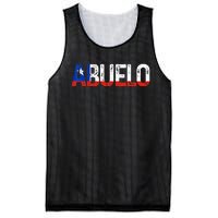 Abuelo Chilean Flag Pride Grandpa Chile Fathers Day Mesh Reversible Basketball Jersey Tank