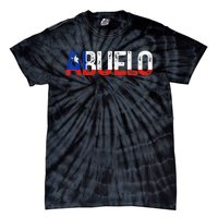 Abuelo Chilean Flag Pride Grandpa Chile Fathers Day Tie-Dye T-Shirt