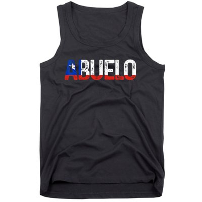 Abuelo Chilean Flag Pride Grandpa Chile Fathers Day Tank Top