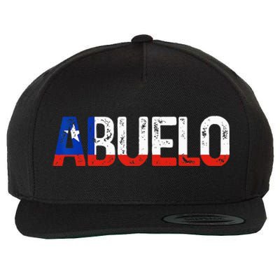 Abuelo Chilean Flag Pride Grandpa Chile Fathers Day Wool Snapback Cap