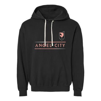 Angel City Fc Soccer Garment-Dyed Fleece Hoodie