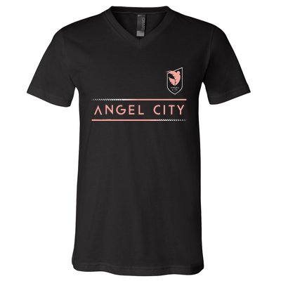 Angel City Fc Soccer V-Neck T-Shirt