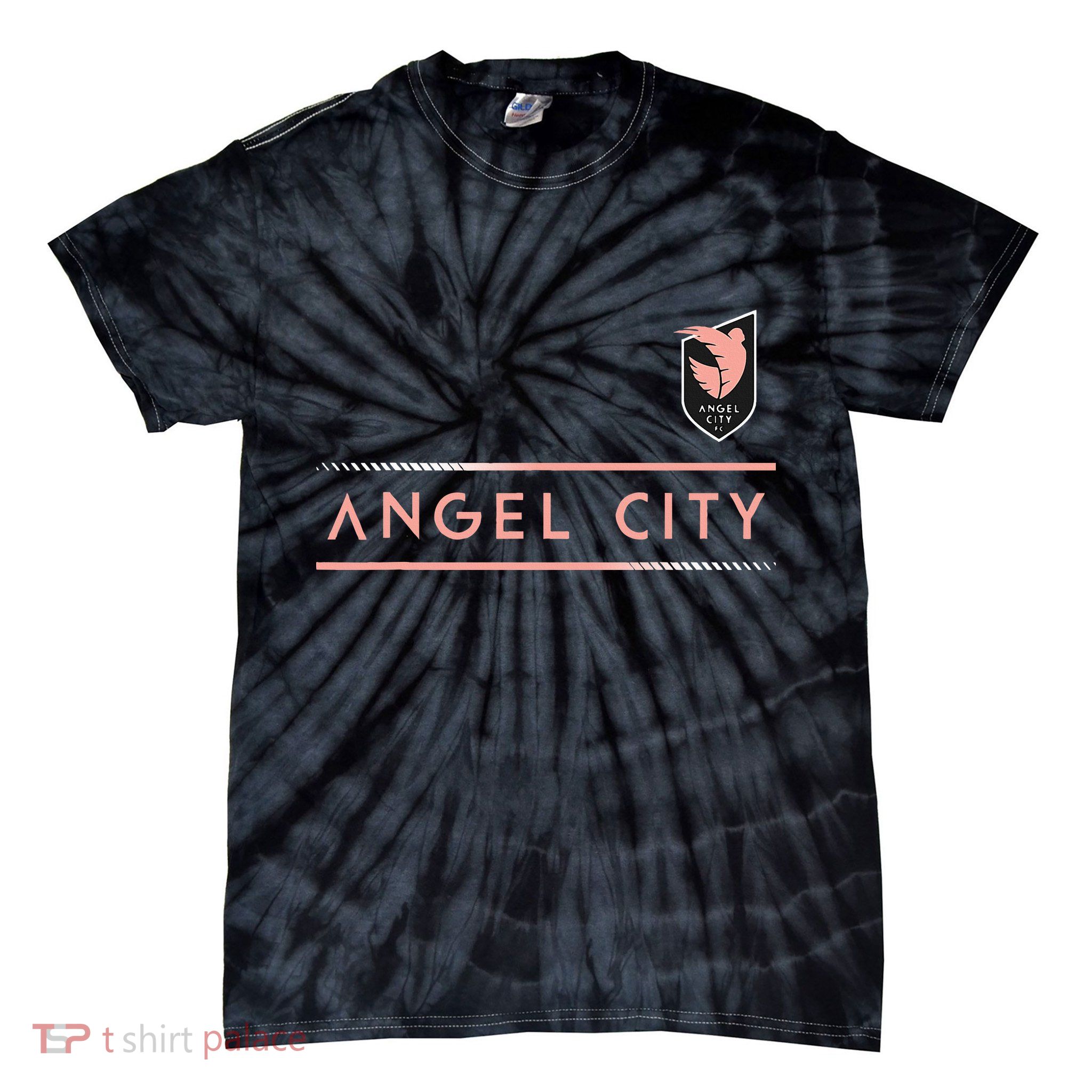 Angel City Fc Soccer Tie-Dye T-Shirt