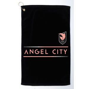 Angel City Fc Soccer Platinum Collection Golf Towel