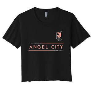 Angel City Fc Soccer Women's Crop Top Tee