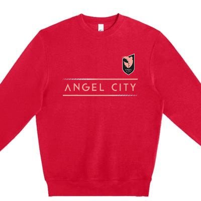 Angel City Fc Soccer Premium Crewneck Sweatshirt