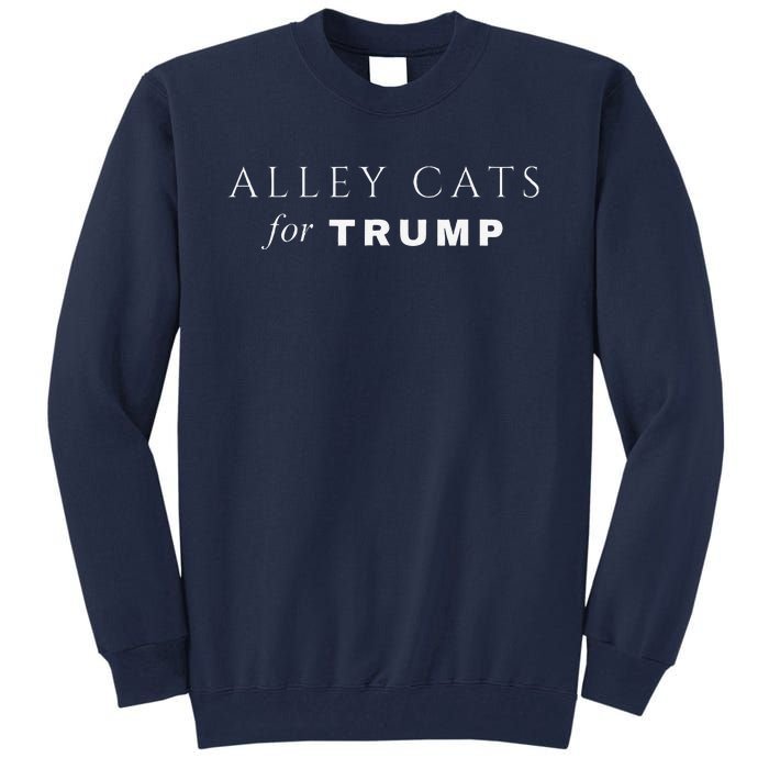 Alley Cats For Trump Biden Make Ameowica Great Again Funny Tall Sweatshirt