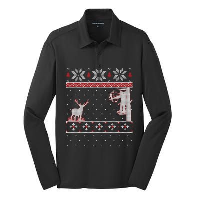 Amazing Cute Funny Duck Hunter Deer Hunting Ugly Christmas Gift Silk Touch Performance Long Sleeve Polo