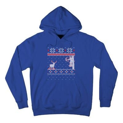 Amazing Cute Funny Duck Hunter Deer Hunting Ugly Christmas Gift Tall Hoodie