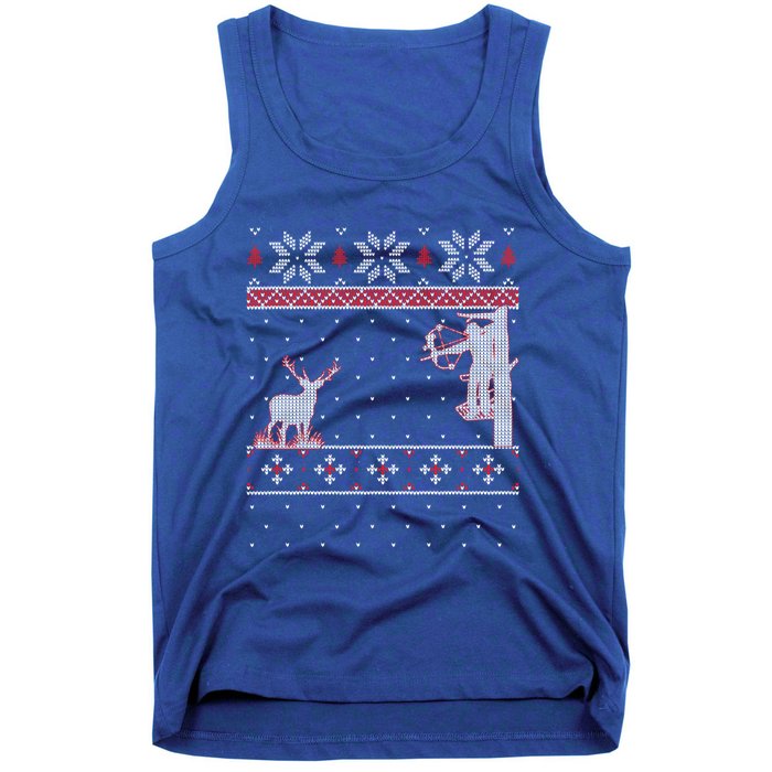 Amazing Cute Funny Duck Hunter Deer Hunting Ugly Christmas Gift Tank Top