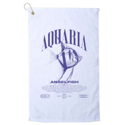 Angelfish Cichlid Fish Keeper Modern Streetwear Golf Towel