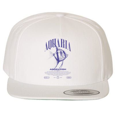 Angelfish Cichlid Fish Keeper Modern Streetwear Wool Snapback Cap