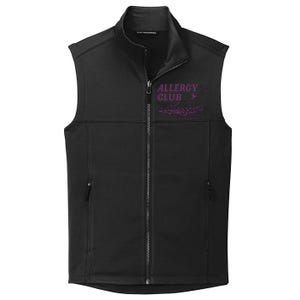 Allergy Club Funny Aesthetic Cartoon Collective Smooth Fleece Vest