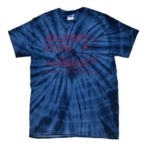 Allergy Club Funny Aesthetic Cartoon Tie-Dye T-Shirt