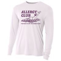 Allergy Club Funny Aesthetic Cartoon Cooling Performance Long Sleeve Crew