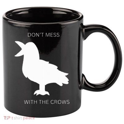 Autism crow fun  11oz C Handle Ceramic Mug