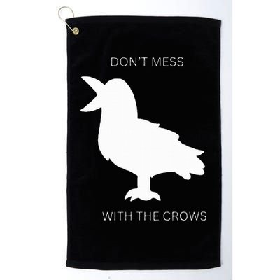 Autism crow fun  Golf Towel