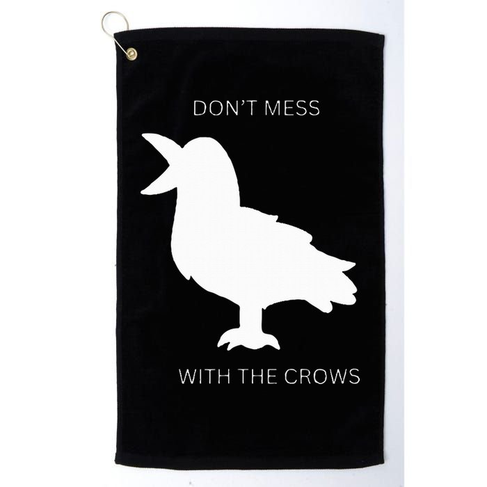 Autism crow fun  Golf Towel