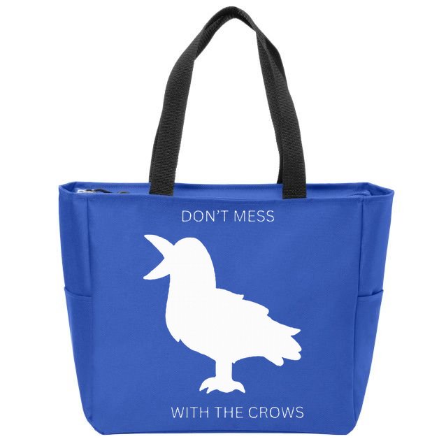 Autism crow fun  Zip Tote Bag