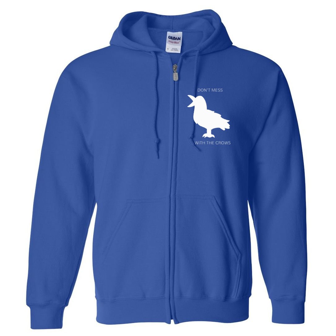 Autism crow fun  Full Zip Hoodie