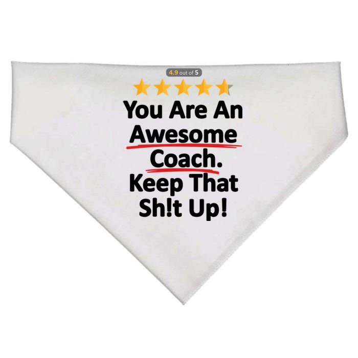 Awesome Coach Funny Gift Idea For Coach USA-Made Doggie Bandana