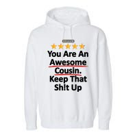 Awesome Cousin Funny Gift Idea For Garment-Dyed Fleece Hoodie