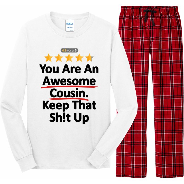 Awesome Cousin Funny Gift Idea For Long Sleeve Pajama Set