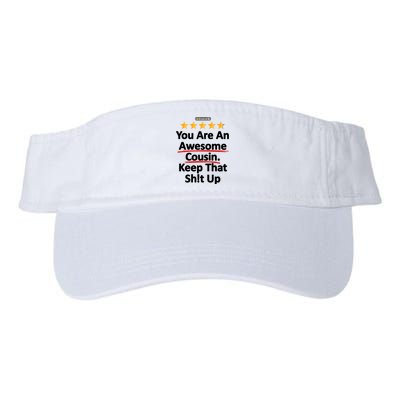 Awesome Cousin Funny Gift Idea For Valucap Bio-Washed Visor