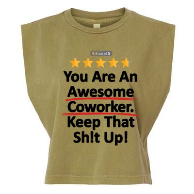 Awesome Coworker Funny Work Gift Idea Garment-Dyed Women's Muscle Tee