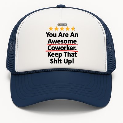 Awesome Coworker Funny Work Gift Idea Trucker Hat