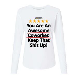 Awesome Coworker Funny Work Gift Idea Womens Cotton Relaxed Long Sleeve T-Shirt