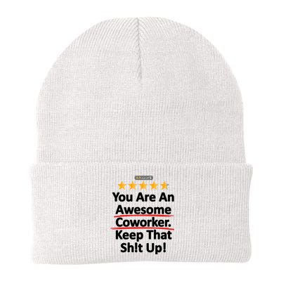 Awesome Coworker Funny Work Gift Idea Knit Cap Winter Beanie