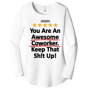 Awesome Coworker Funny Work Gift Idea Women's Perfect Tri Tunic Long Sleeve Shirt