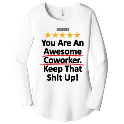 Awesome Coworker Funny Work Gift Idea Women's Perfect Tri Tunic Long Sleeve Shirt