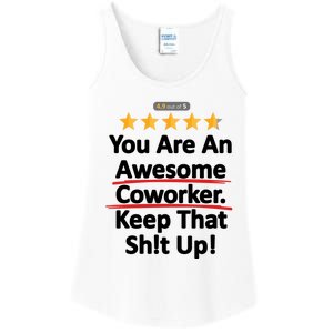 Awesome Coworker Funny Work Gift Idea Ladies Essential Tank