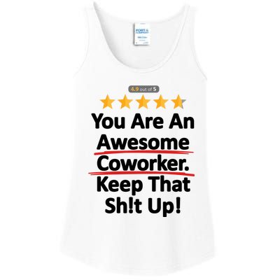 Awesome Coworker Funny Work Gift Idea Ladies Essential Tank